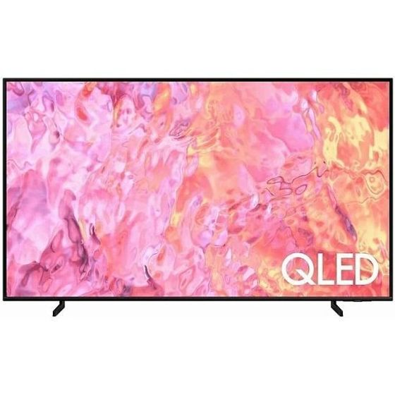 Телевизор QLED 65&quot; Samsung QA65Q60CAUXZN титановый/серый 4K SmartTV безрамочный