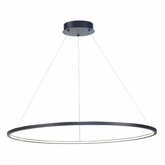 Светильник подвесной St Luce. ST603.443.46. 1х46 Вт, LED, 4000K, 2990 Lm, 80х80 см, цвет чёрный