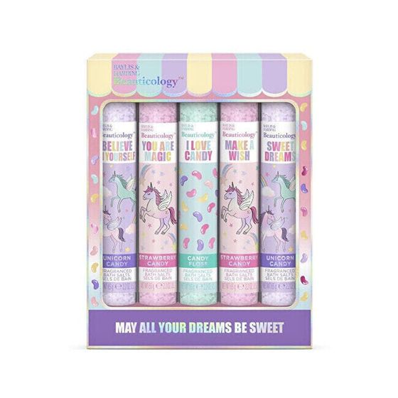 Gift set of bath salts Unicorn 5 pcs