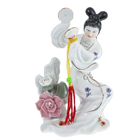 Фигурка декоративная &quot;Гейша&quot; (блок 4 шт), Д11,5 Ш6,5 В15 см, 4в.