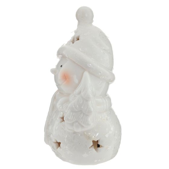 Фигурка декоративная &quot;Снеговик&quot; (подсветка, L7,5 W7 H12 см