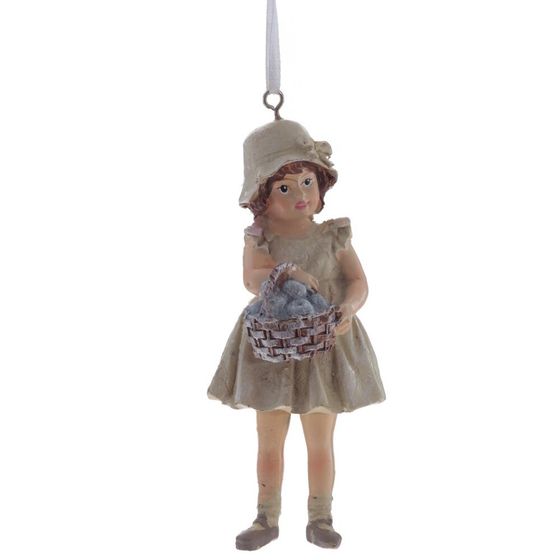 Изделие декоративное подвесное "Девочка/Мальчик", L5 W4 H11 см, 4в.