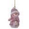 Фигурка декоративная подвесная &quot;Снеговик&quot;, L4 W3 H6 см, 2в.
