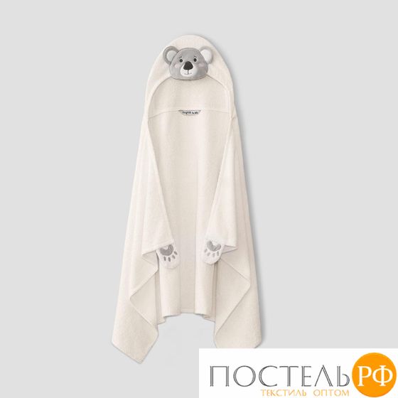 Togas ФОТИС Полотенце с капюшоном экру 70х130, 100% хлопок, 330 г/м2