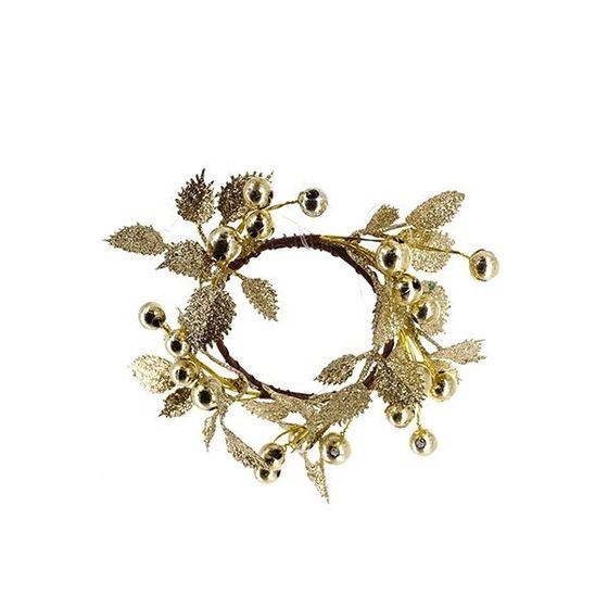 Декор для свечи, L14 W13 H3,5 см, 2в.