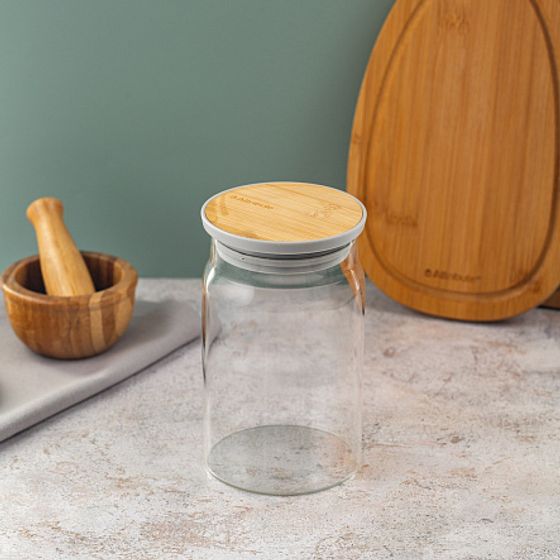 Банка для хранения сыпучих продуктов BAMBOO 800мл
