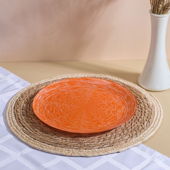 Тарелка обеденная БРАШМАНИЯ ОРАНЖ 26см