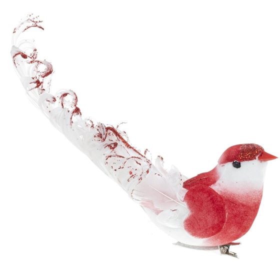 Изделие декоративное &quot;Птичка&quot;, L15 W4,5 H5,5 см, 2в.