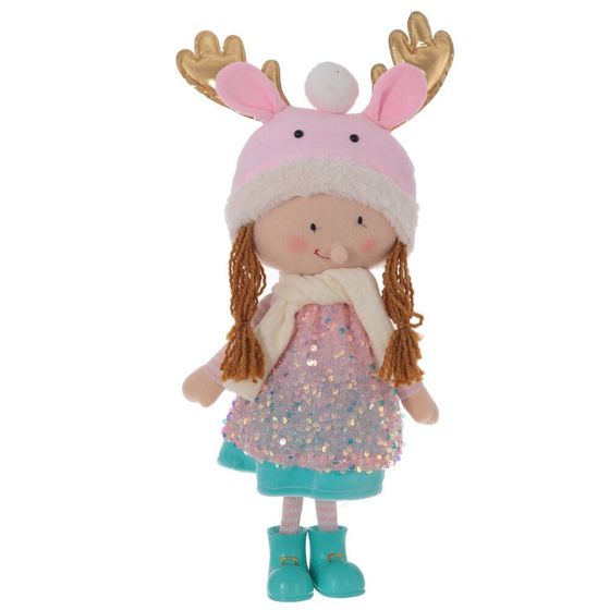 Игрушка набивная &quot;Мальчик, Девочка&quot;,, L20 W10 H49/43 см, 2в.