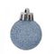 Набор из 20шт, Украшение новогоднее Шар &quot;Снежок голубой&quot;, D3 см, L3 W3 H4 см
