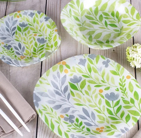 Тарелка суповая ALVIS GREEN 21см