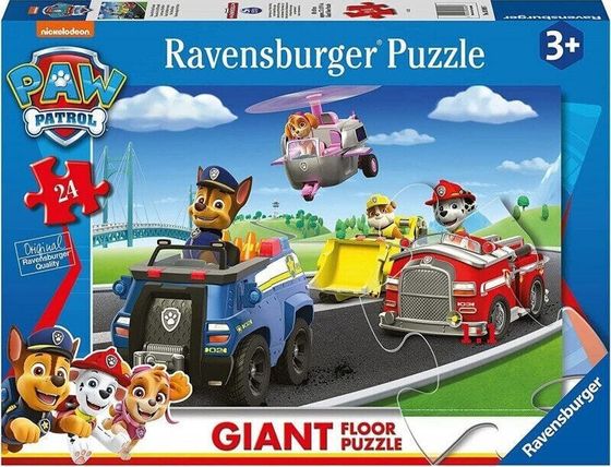 Ravensburger Puzzle 24el podłogowe PAW PATROL Psi Patrol Giant 030897 Ravensburger