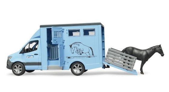 Bruder MB Sprinter Tiertransporter - Vehicle set - 3 yr(s) - Acrylonitrile butadiene styrene (ABS) - Black - Cyan