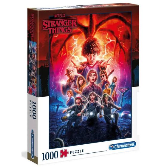 CLEMENTONI Stranger Things Poster Сезон 2 Пазл 1000 деталей
