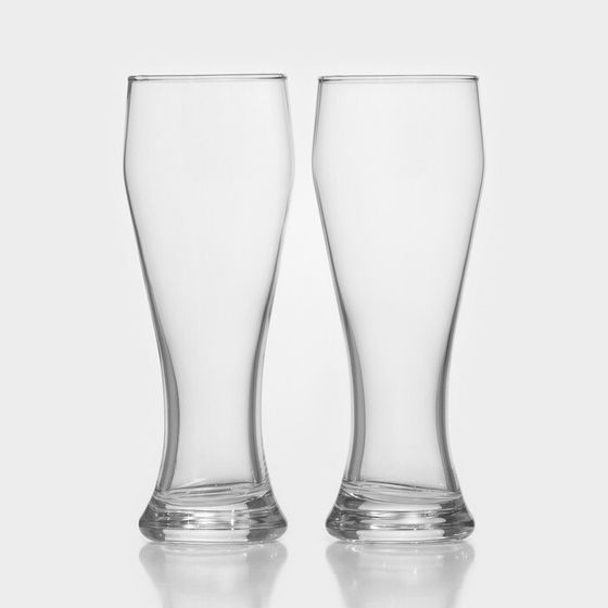 Стаканы для пива Paşabahçe Pub, 415 мл, стекло, прозрачные, набор 2 шт