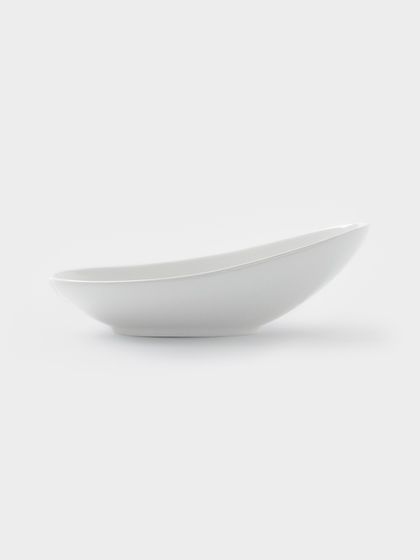 Салатник Hanna Knövell, 350 мл, 22.8×11.5×7.5 см, фарфор, белый
