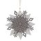 Украшение новогоднее &quot;Снежинка&quot;, L10 W10 H22 см, 3в.