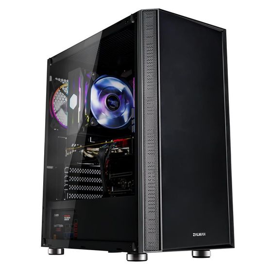 Корпус Zalman R2 BLACK MidiTower Цвет черный R2