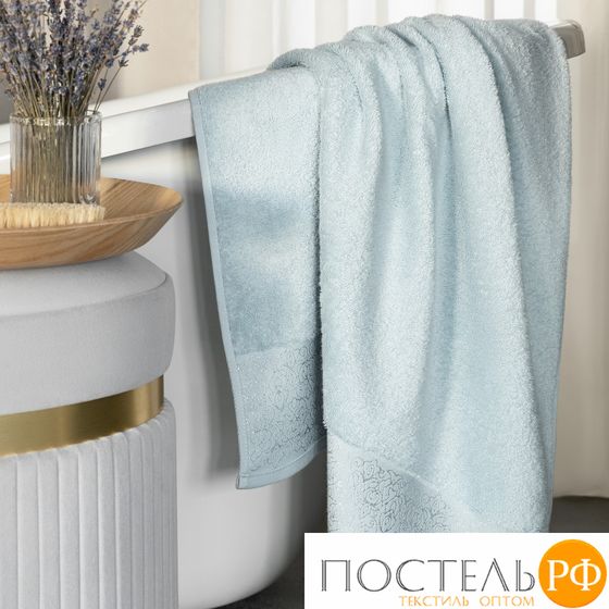 PRIME PRIVE ЛАРС голуб Полотенце, 50x100, 100% хлопок, 1 пр., 500 гр/м2