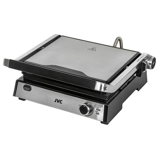 Электрогриль JVC JK-GR306 2200Вт серебристый/черный