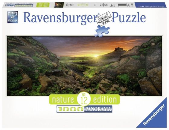 Пазл Ravensburger 1000 деталей. Солнце над Исландией (GXP-632978)