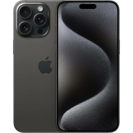 Смартфон Apple iPhone 15 Pro Max 8/256Gb черный титан (MV103CH/A)
