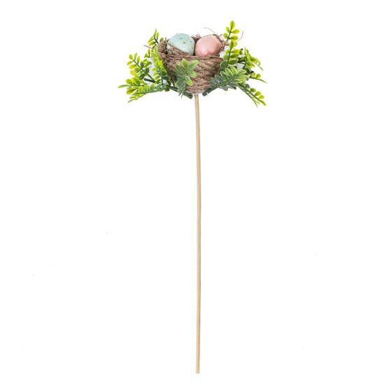 Изделие декоративное (вставка) "Гнездо" (11*7,5*6), L11 W7,5 H31 см