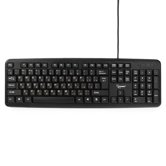 Клавиатура Gembird KB-8320UXL-BL проводная черный