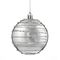 Набор из 12шт, Украшение новогоднее Шар &quot;Спираль серебристая&quot;, D10 см, L44 W33 H11 см