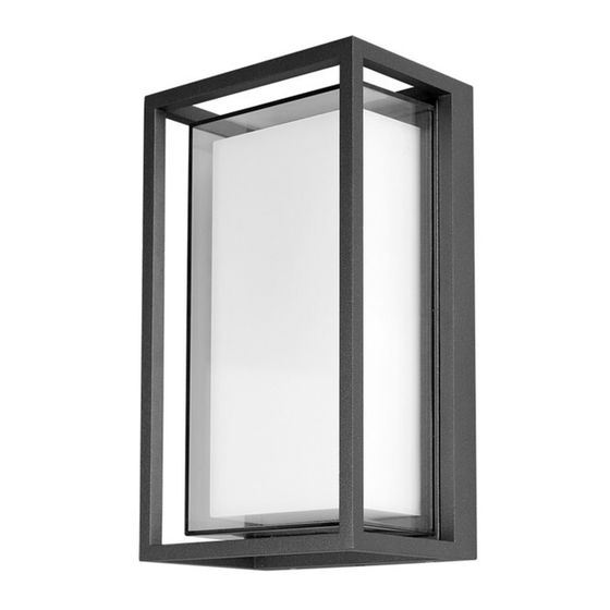 Уличный настенный светильник Arte Lamp Menkar A1332AL-1BK, LED, 12 Вт, 10х15х24 см, 960 Лм, чёрный