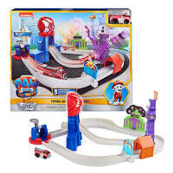 PAW Patrol True Metal Total City Rescue Movie Track Set with Exclusive Marshall Vehicle трек для игрушечных машинок 6061056