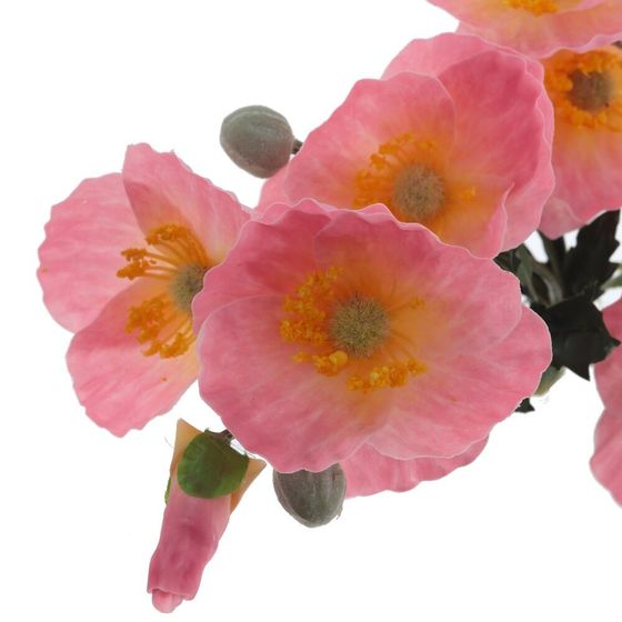 Цветок искусственный &quot;Мак&quot;, L15 W8 H66 см