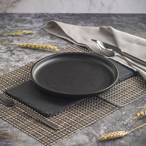 Тарелка десертная ROCK BLACK 21см