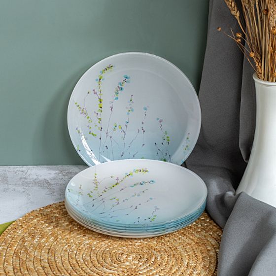 Набор столовый SIMPLY TROMPETTE TURQUOISE 44 предмета