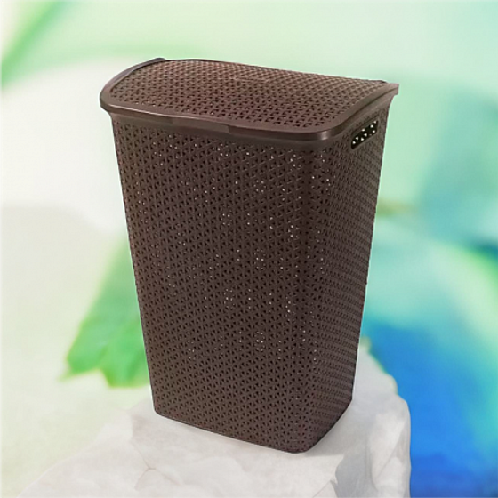 Корзина бельевая MY STYLE темно-коричневая