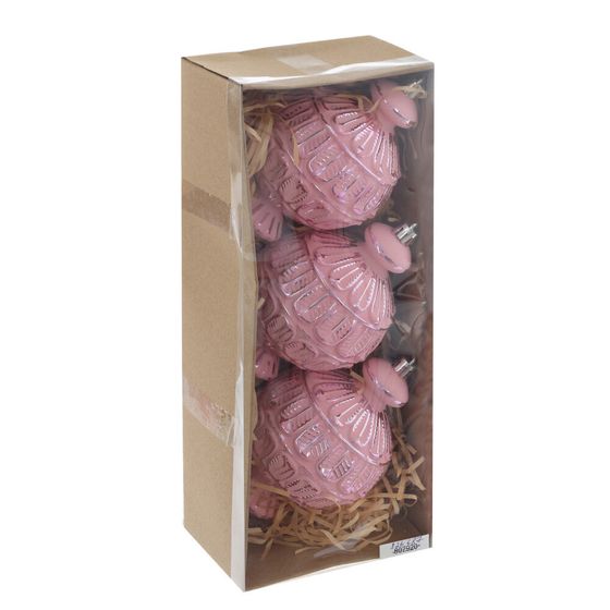 Набор из 3шт Украшение новогоднее &quot;Шар&quot;, L28 W11 H8 см