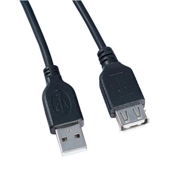 Кабель Perfeo USB 2.0 A(m) - А(f) 3м черный (U4504)