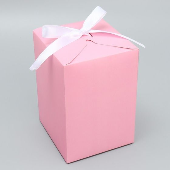 Складная коробка «Розовая», 12 × 18 × 12 см