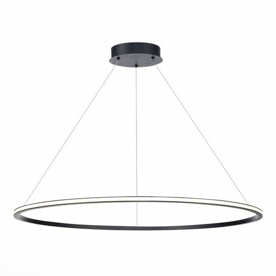 Светильник подвесной St Luce. ST604.443.34. 1х34 Вт, LED, 4000K, 2210 Lm, 60х60 см, цвет чёрный