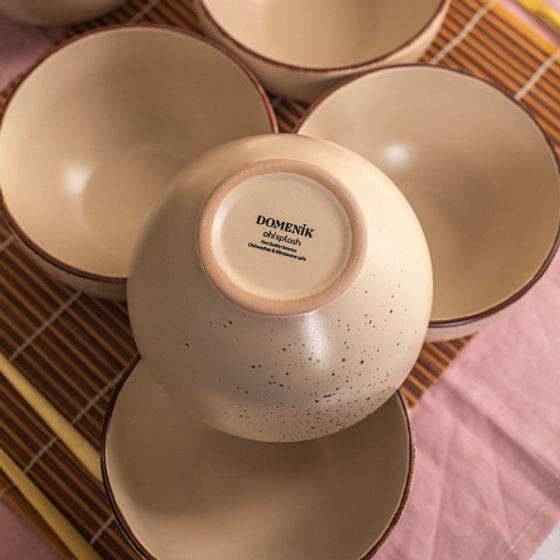 Салатник OH!SPLASH бежевый 14.5см 680мл