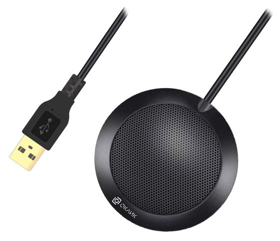 Микрофон Oklick MP-M550 2м черный