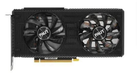 Видеокарта Palit PCI-E 4.0 PA-RTX3050 DUAL NVIDIA GeForce RTX 3050 8192Mb 128 GDDR6 1552/14000 HDMIx1 DPx3 HDCP Ret