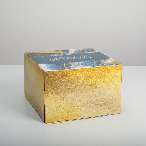 !09 Коробка кондитерская, упаковка, «Флюид» 30 х 30 х 19 см.