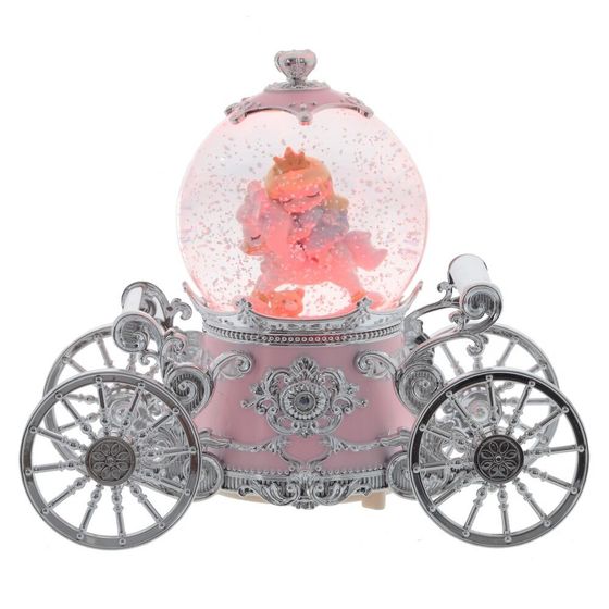 Фигурка декор &quot;Девочка на лошадке&quot; в стекл шаре (муз, подсвет, вьюга, 3xAAA н/п), D10, Д22 Ш11 В19 с