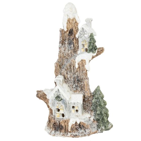 Фигурка декоративная &quot;Домик&quot; с подсветкой  (LR44x2,прилаг) , L1, L12 W9 H20 см, 2в.