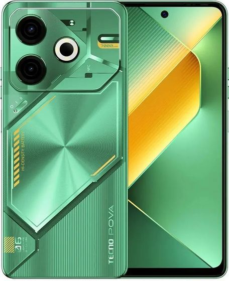 Смартфон Tecno Pova 6 Neo 8/128Gb зеленый (LI6 Comet Green)