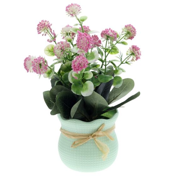 Цветочная композиция &quot;Клевер&quot;, L15 W14 H25 см