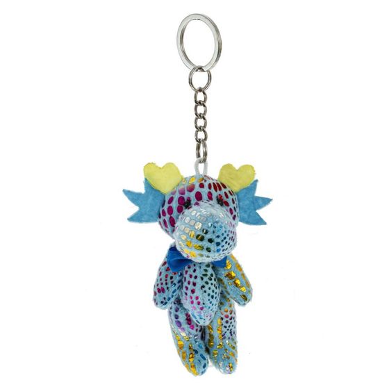 Игрушка набивная &quot;Дракон&quot; с подвеской, L5 W6 H11 см, 6в.