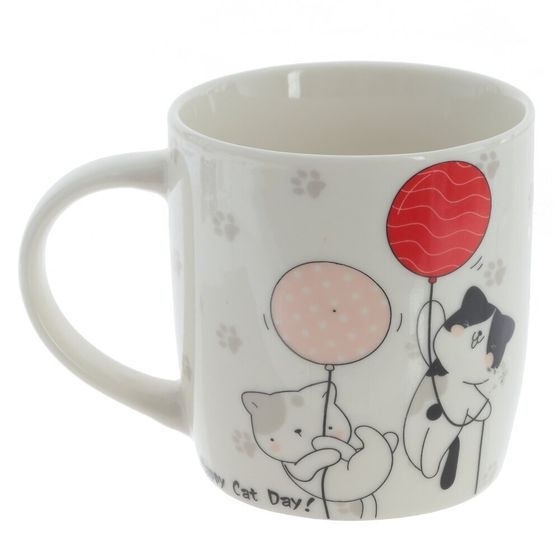 Кружка 350 мл, L11,5 W8,5 H9 см, дизайн микс