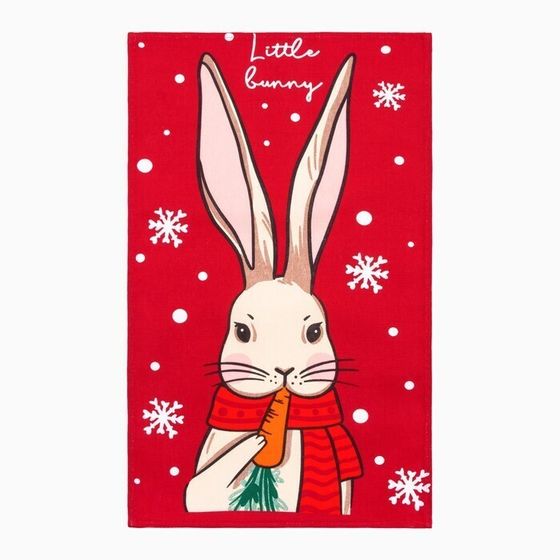 !09 Комплект из 3-х полотенец: Полотенце &quot; Little bunny&quot; 35х60 см,100% хлопок 160 г/м2